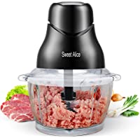 Picadores De Hielo Eléctricos Sweet Alice Picadora De Carne Eléctrica compacta para todo tipo de alimentos 320W 1 litro…